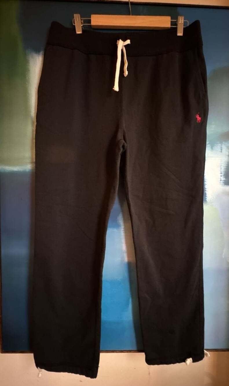 Polo Ralph Lauren Fleece Sweatpants Size L Black